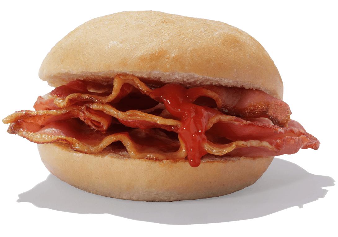 Greggs Bacon Breakfast Roll
