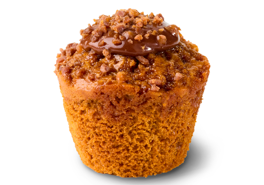 Greggs Bonfire Toffee Muffin