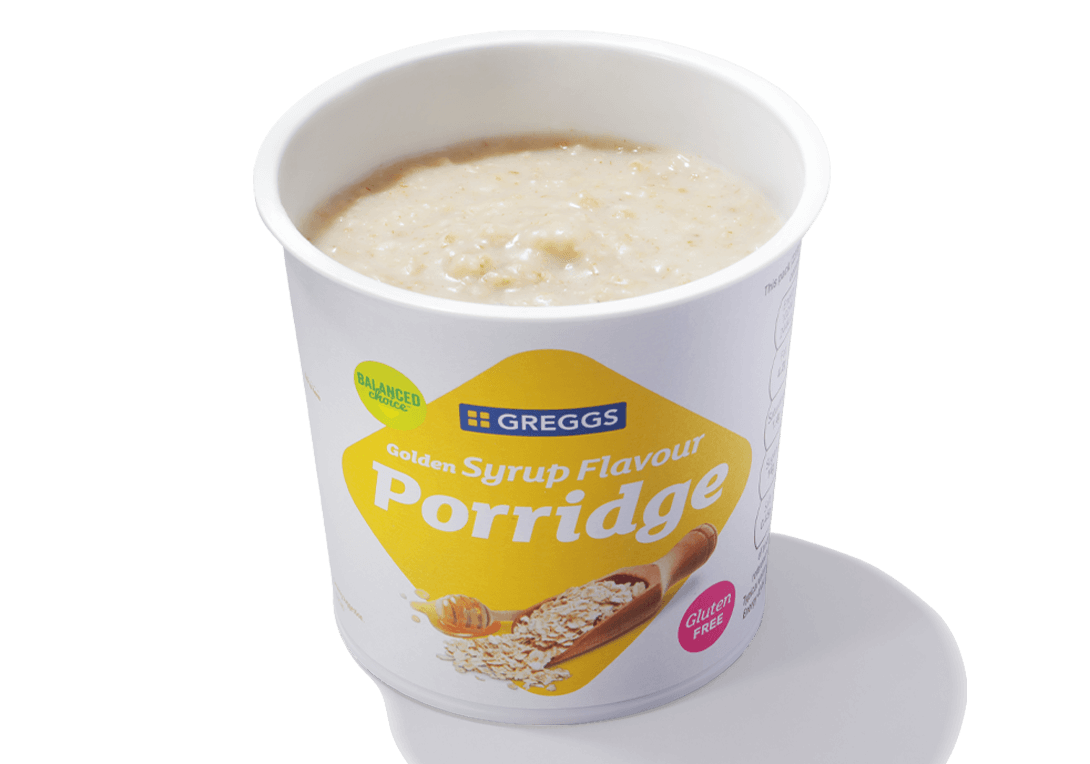 Greggs Golden Syrup Flavour Porridge (Ready to eat)