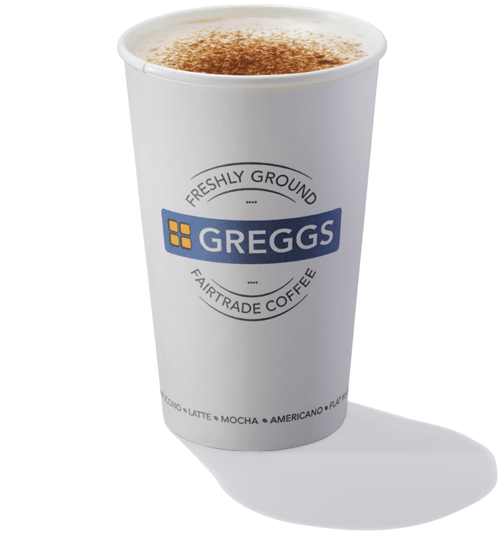 Greggs Large Cappuccino