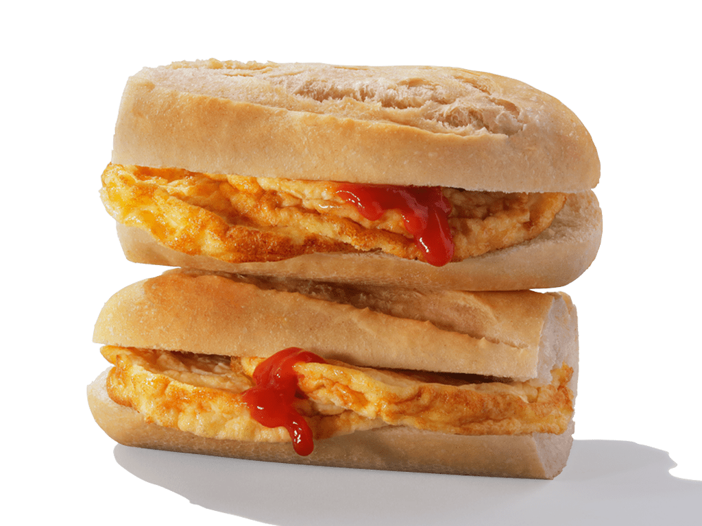 Greggs Omelette Breakfast Baguette
