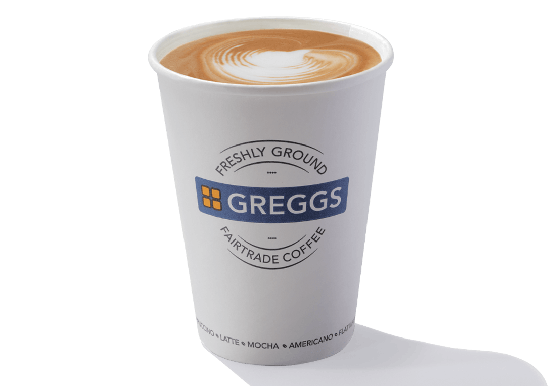 Greggs Regular White Coffee