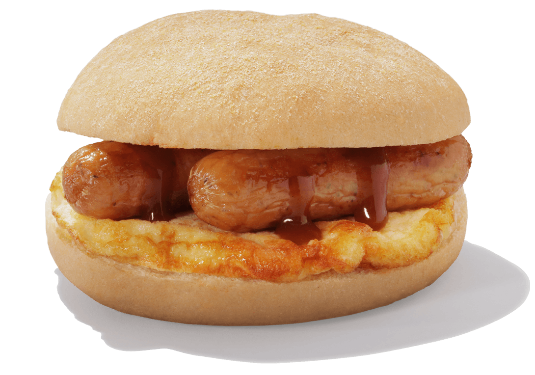 Greggs Sausage and Omelette Breakfast Roll