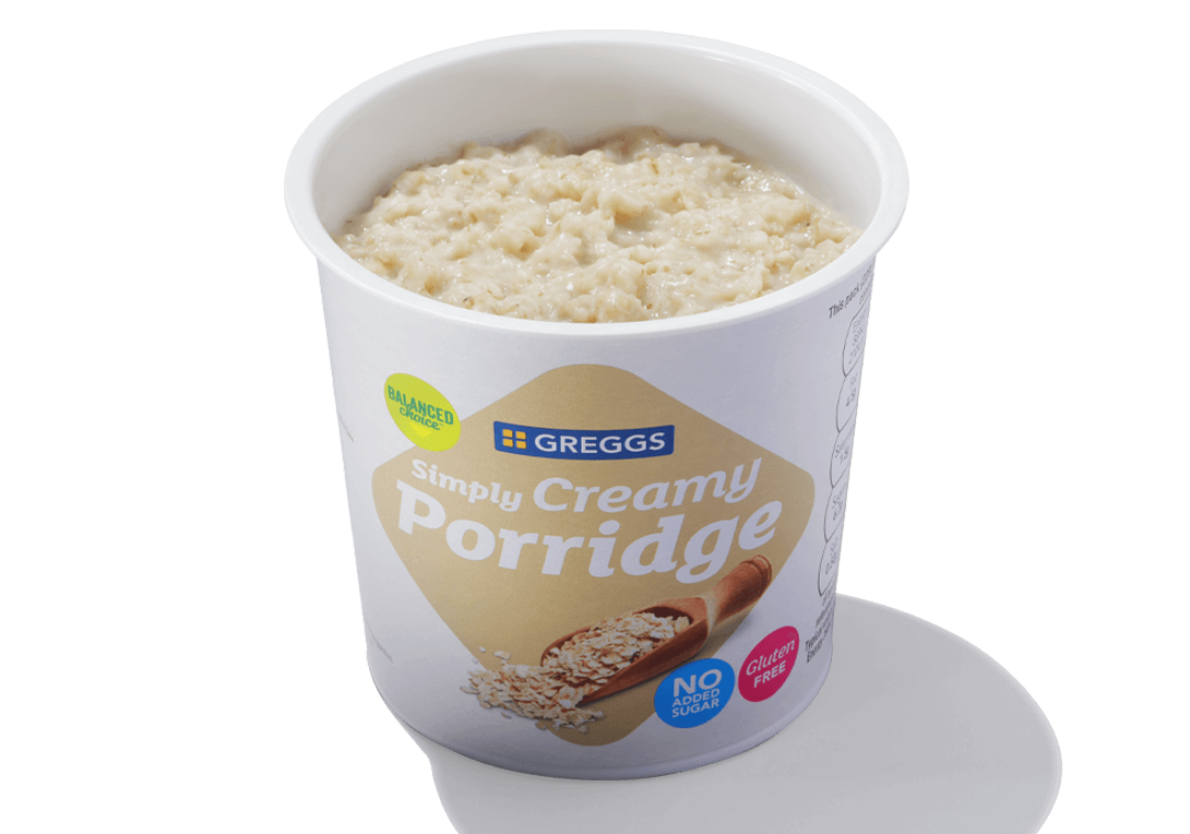 Greggs Simply Creamy Porridge (Ready to eat)