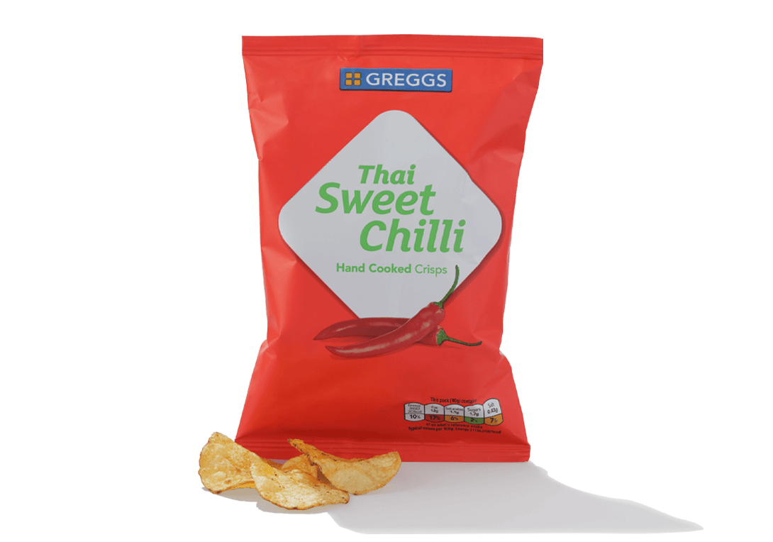 Greggs Thai Sweet Chilli Crisps