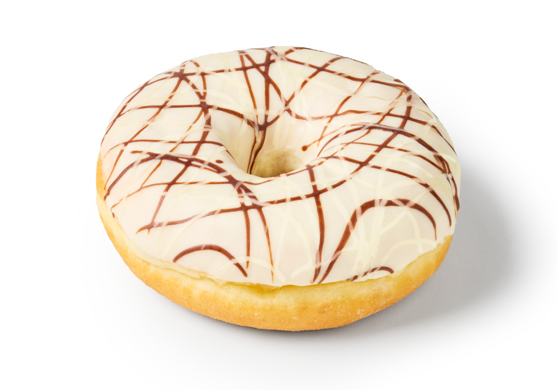 Greggs Vanilla Custard Cream Doughnut